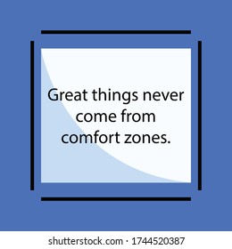 Quotes Motivational simple clip art vector illustration
