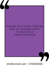 Quotes Motivational simple clip art vector illustration