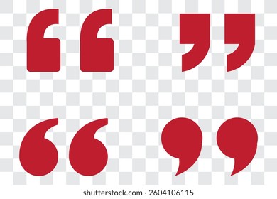 quotes open close Grey icon with white background