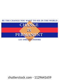 quotes print. shirt print vector design. text and stripes.