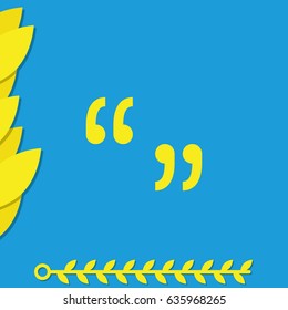 Quotes sign icon.