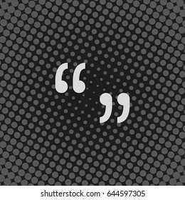 Quotes sign icon.
