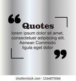 Quotes text template vector