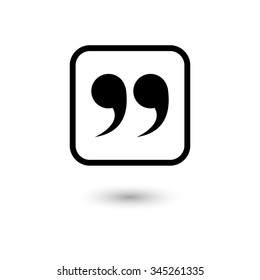 quotes - vector icon