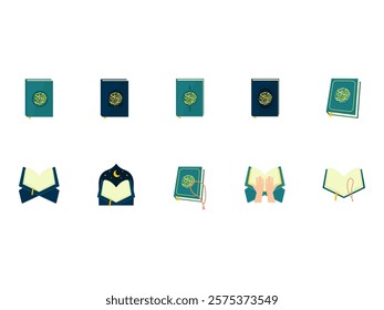 Qur_an 3D Isometric Illustration Element Set
