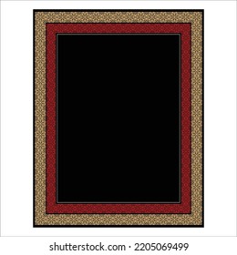 Quran book cover with Arabic calligraphy, Quran Floral Design