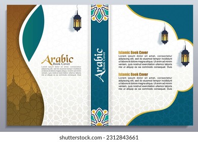 Quran Book Cover, arabic unique design. Blue and Golden Color Quran Book Cover
