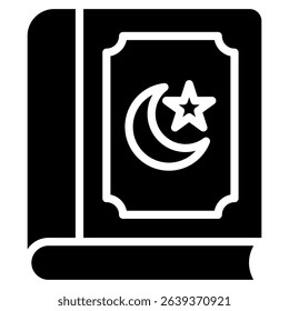 Quran Book Icon Element For Design