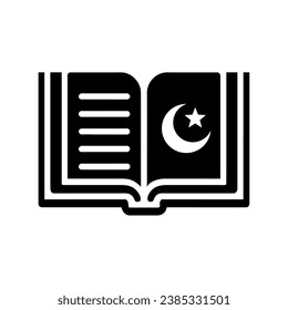quran book icon illustration vector isolated