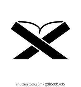 vector de icono de cuaderno aislado