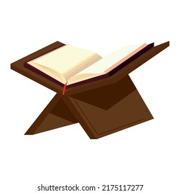 quran book illustration over white