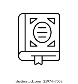 Quran Book Vector icon stock illustration