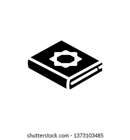 Quran glyph icon