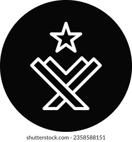 Quran icon line rounded black white colour ramadan illustration vector element and symbol perfect.