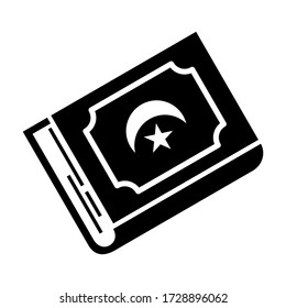 Quran icon or logo isolated sign symbol vector illustration - high quality black style vector icons
