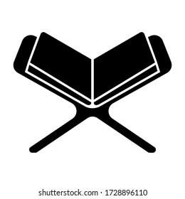 Quran icon or logo isolated sign symbol vector illustration - high quality black style vector icons
