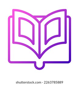 quran icon purple pink style ramadan illustration vector element and symbol perfect. Icon sign from modern collection for web.