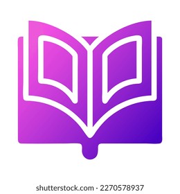 quran icon solid gradient pink style ramadan illustration vector element and symbol perfect. Icon sign from modern collection for web.