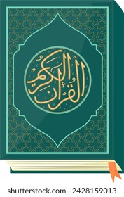 Quran Islamic Holy Book Vector Illustration