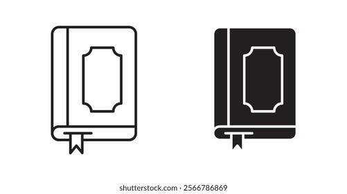 Quran kareem vector line icon illustration
