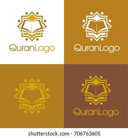 Quran Logo - Vector Illustration.