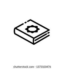 Quran outline icon