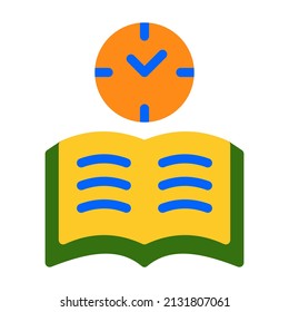 quran time icon suitable for Ramadan Islamic moments