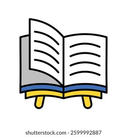 Quran vector filled outline icon. EPS 10 file