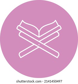 Koran-Vektorsymbol. Kann für Druck-, Mobil- und Web-Anwendungen verwendet werden.