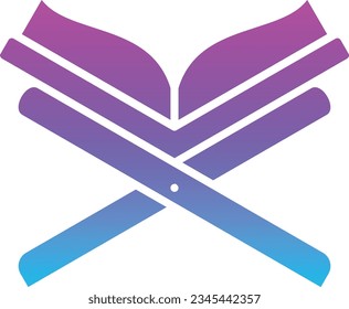 Quran vector icon. Can be used for printing, mobile and web applications.