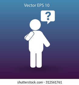 qustion vector icon