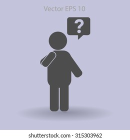 qustion vector icon