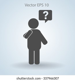 qustion vector icon