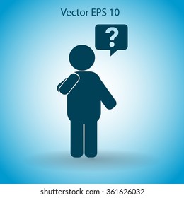 qustion vector icon