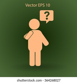 qustion vector icon