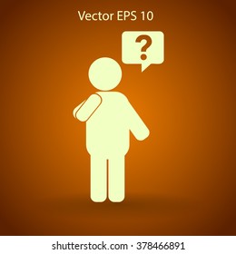 qustion vector icon