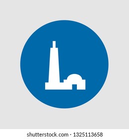  Qutb minar icon. Editable  Qutb minar icon for web or mobile.