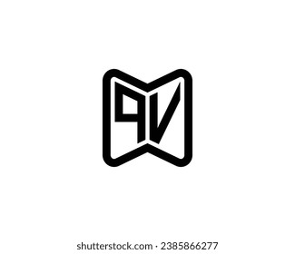 QV logo design vector template