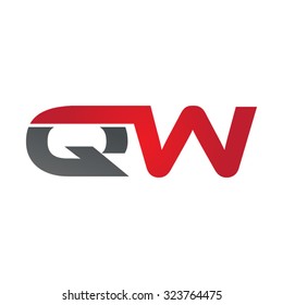 QW company linked letter logo