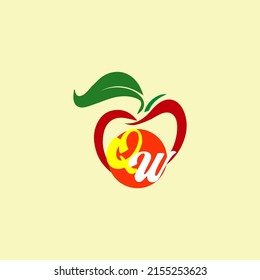 QW Fresh Fruit Logo Royalty Free Vectors, And Stock Illustration for company