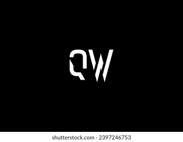 QW  initial logo design and creative logo