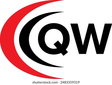 QW Letter Logo Design. QW Creative letter logo design vector, QW Letter Initial Logo Design.
QW monogram Logo Unique Concept Vector.
