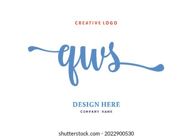 QW lettering logo is simple, easy to understand and authoritative