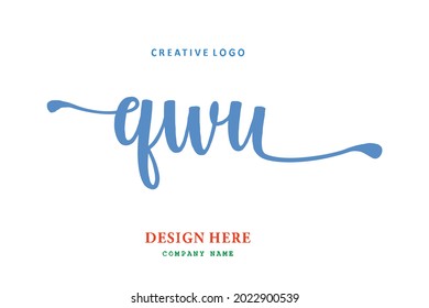 QW lettering logo is simple, easy to understand and authoritative