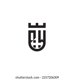 QW-Schild-Konzept Retro-Logo in hochwertigem professionellem Design, das gut auf allen Printmedien drucken kann