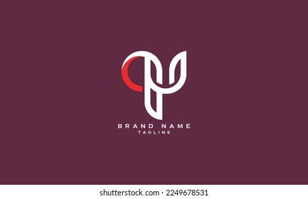 QWU, QU, UQ, Abstract initial monogram letter alphabet logo design
