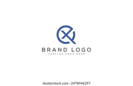 QX logo design vector template design for brand