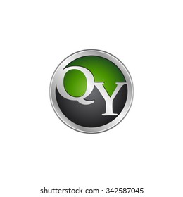 QY initial circle logo green