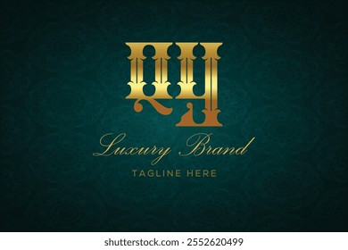 QY LUXURY LETTER LOGO DESIGN. It is a luxury letter monogram logo, this logo is made by combining two letters