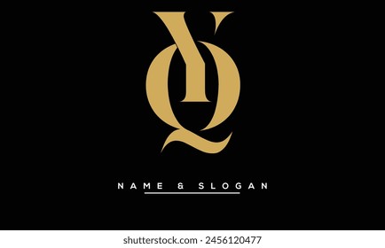 QY, YQ Abstract Letters Logo Monogram